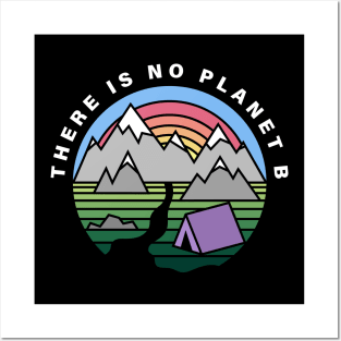 There is No Planet B - Thick Lines Posters and Art